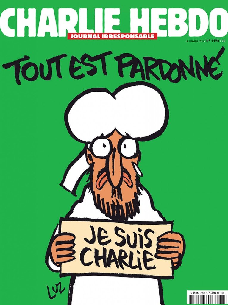 Latest issue of Charlie Hebdo goes on sale with Prophet Muhammad on cover
