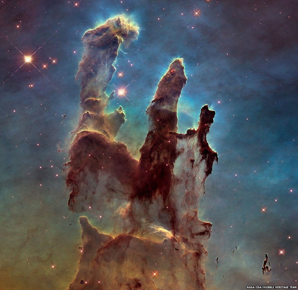 Hubble Telescope captures stunning new image of Pillars of Creation