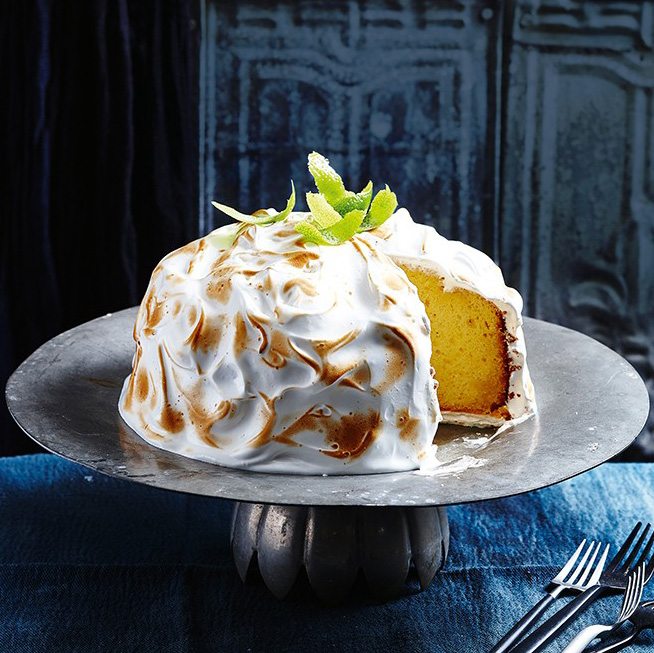Zesty Lime Cake with Italian Chilli Meringue Frosting | MiNDFOOD