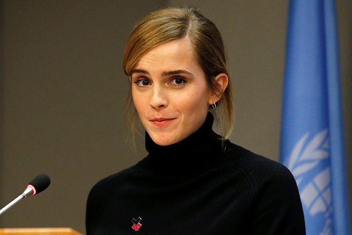 New York, UNITED STATESUN Women’s Goodwill Ambassador, Emma Watson, speaks during a news conference to launch the HeForShe IMPACT on the sidelines of the United Nations General Assembly at United Nations headquarters in New York City, U.S. September 20, 2016. REUTERS/Brendan McDermid