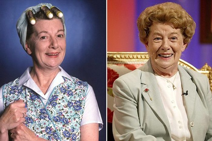 Jean Alexander, who died at the weekend, was best known as Coronation Street's Hilda Ogden (left).