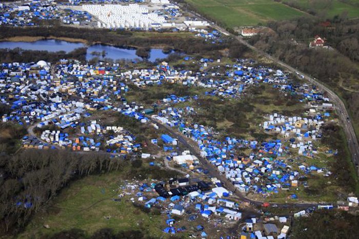 'The Jungle' near the port of Calais, currently being emptied and destroyed, is believed to house 6-10,000 migrants and refugees.