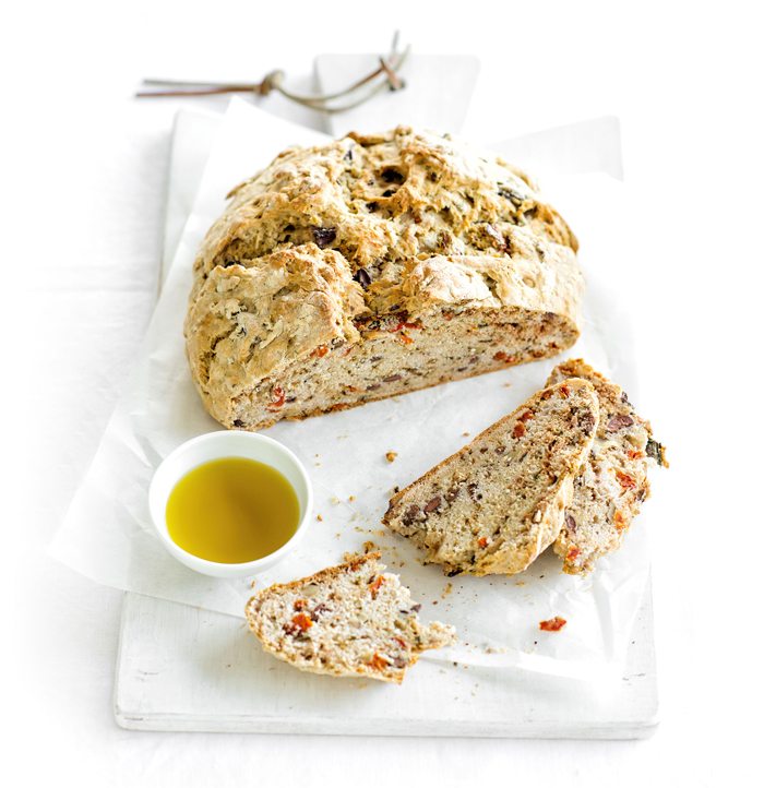 Vegan Walnut & Rosemary Soda Bread