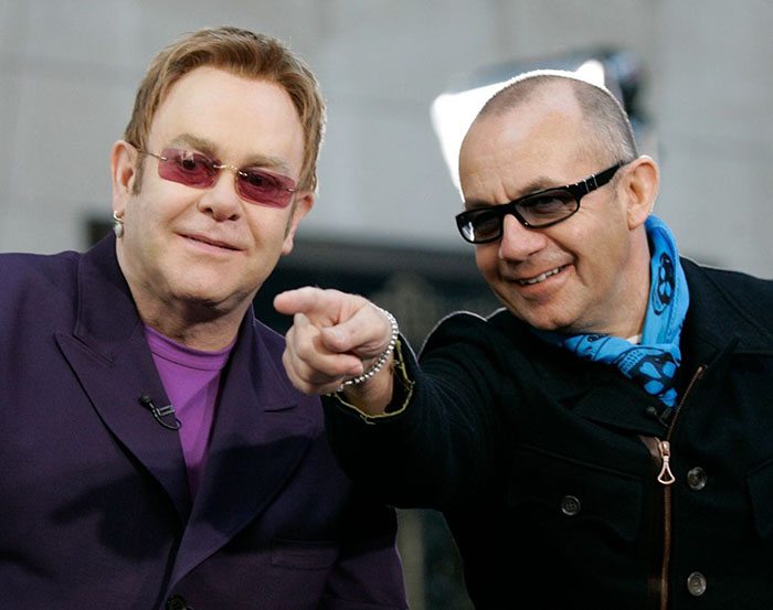 Sir Elton John and Bernie Taupin - rocking into their 50th year of singing and songwriting together