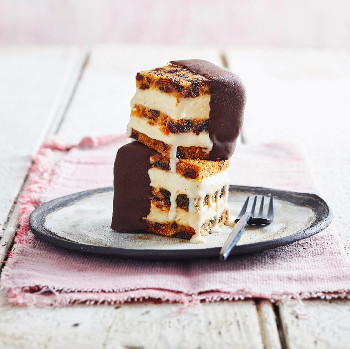 Mini Christmas Ice-Cream Sandwiches