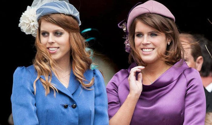 Beatrice (left) and Eugenie are seventh and eighth in line to the throne, but that is as close as they will get.