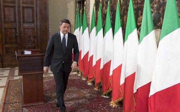 Italian prime minister Matteo Renzi is walking away from the job today.