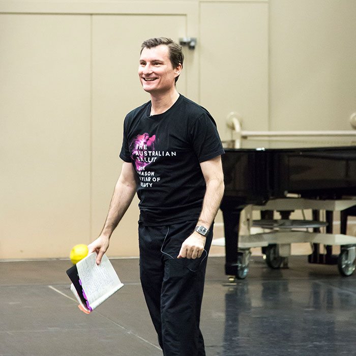 David in rehearsals for Sleeping Beauty - Photo Kate Longley