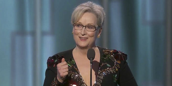 Meryl Streep at the Golden Globes: 'When the powerful use their position to bully others we all lose.'