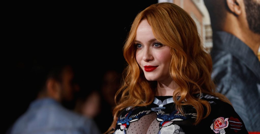 Cast member Christina Hendricks poses at the premiere of the movie "Fist Fight" in Los Angeles, California U.S., February 13, 2017.   REUTERS/Mario Anzuoni - RTSYJMU