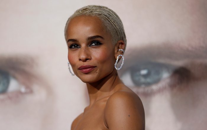 Cast member Zoe Kravitz poses at the premiere of the HBO television series "Big Little Lies" in Los Angeles, California, U.S., February 7, 2017. REUTERS/Mario Anzuoni 