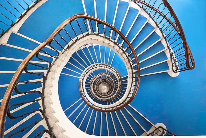 Spiral Staircases Transport You Through Time