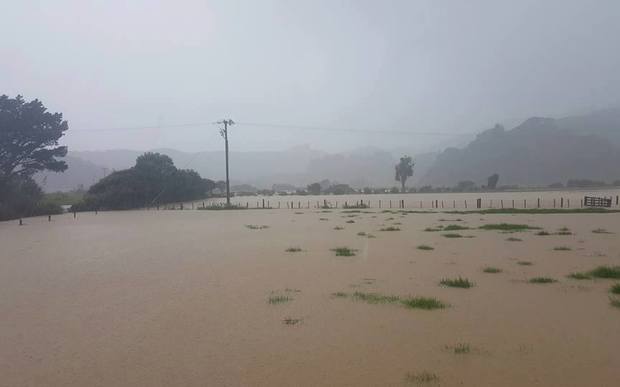 Many Coromandel roads have become impassable and most rivers have flooded