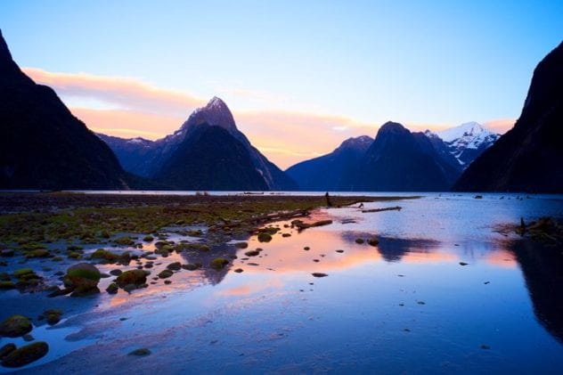 Tourist destination Milford Sound was shaken by a strong 6.3 quake.