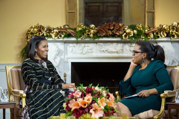 She's been to the White House to interview Michelle Obama: is Oprah thinking about making it her next address?