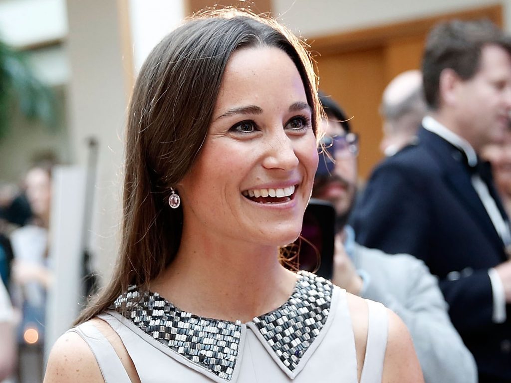 LONDON, ENGLAND - APRIL 28:  Pippa Middleton attends Disability Snowsport UK ParaSnowBall 2016 sponsored by Crystal Ski Holidays and Salomon, at The Hurlingham Club on April 28, 2016 in London, England.  (Photo by David M. Benett/Dave Benett/Getty Images for Disability Snow Sports UK)