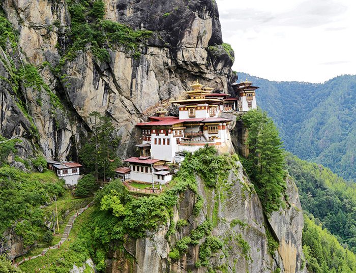 The Paro Taktsang monastery, also known as the "Tiger's Nest" - Photo Natasha Dragun