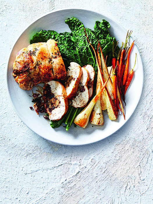 Thyme-baked Chicken with Black Pudding Stuffing | MiNDFOOD