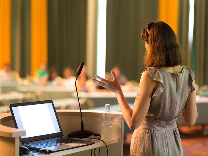 Overcome Your Fear Of Public Speaking With ‘Audience Dogs’