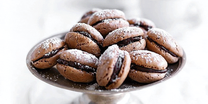 French Chocolate Almond Macaroons