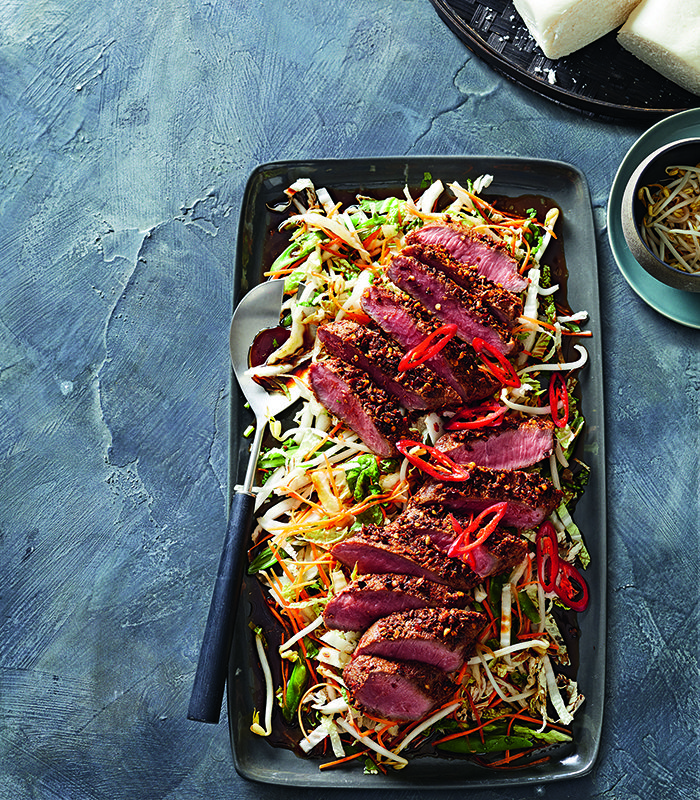 Spicy Cumin Lamb with Asian Fennel Slaw | MiNDFOOD