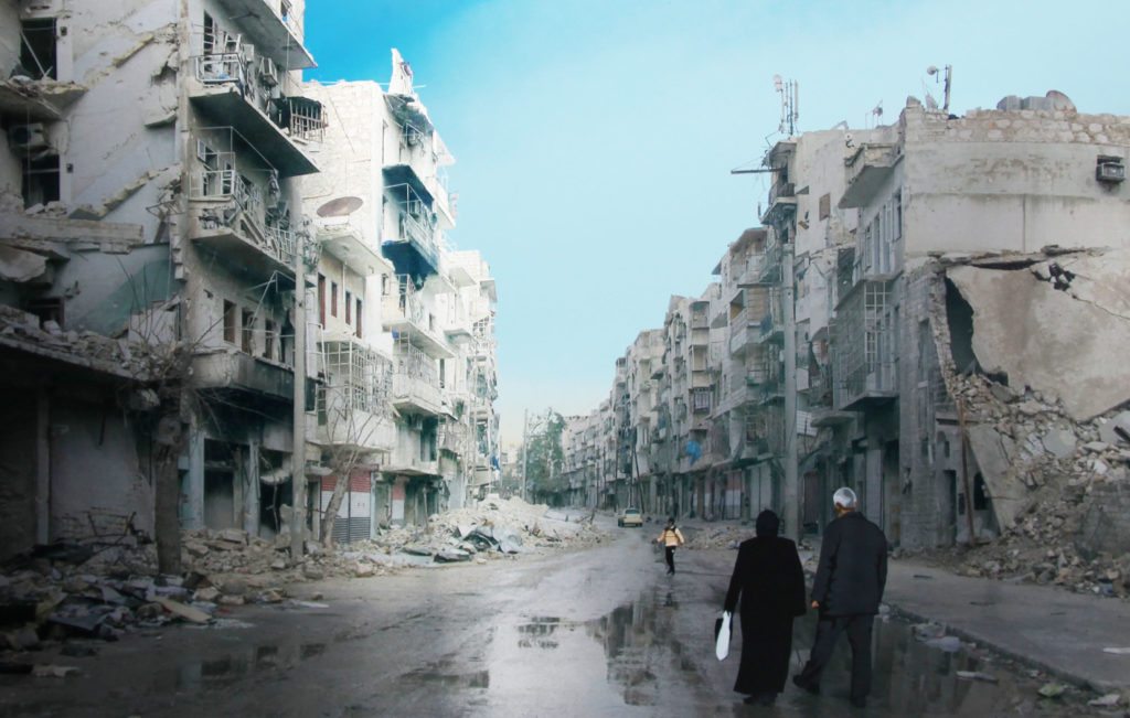 East Aleppo by Luke Cornish (Image - Zero to the Left Exhibition)