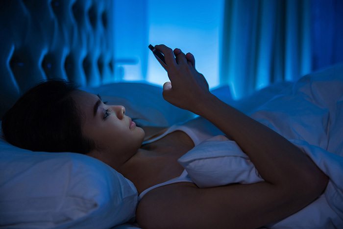 Ditch the blue light before bed