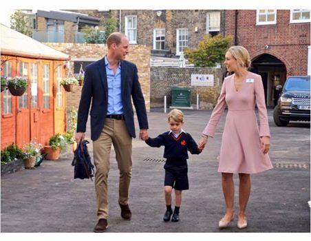 Prince George starts school