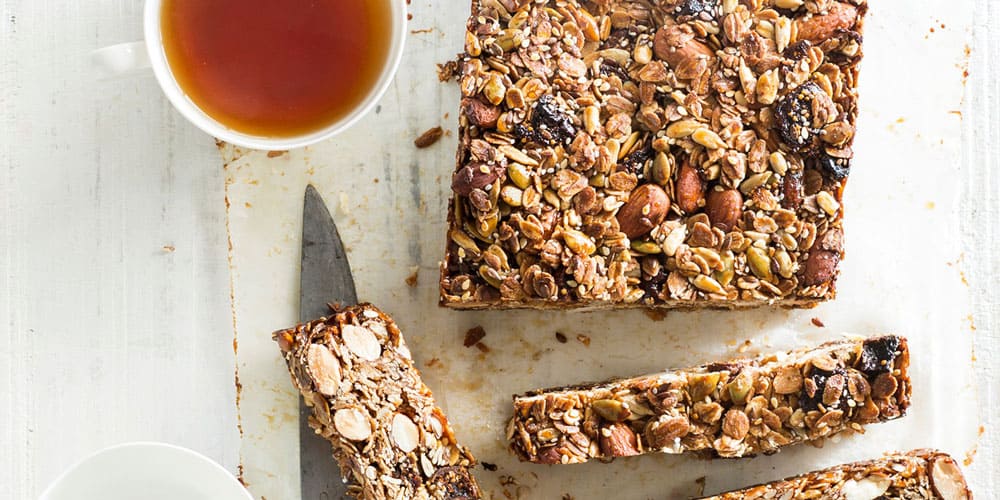 Oat and Nut Slice