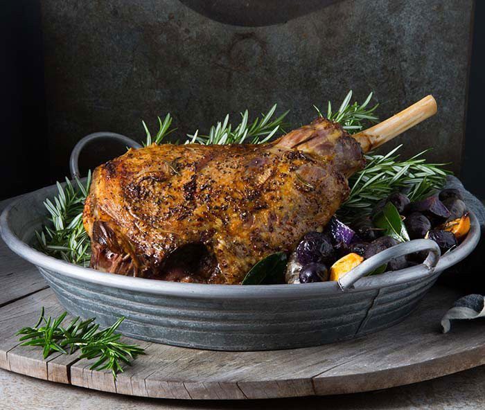 Roast Shoulder of Lamb with Rosemary