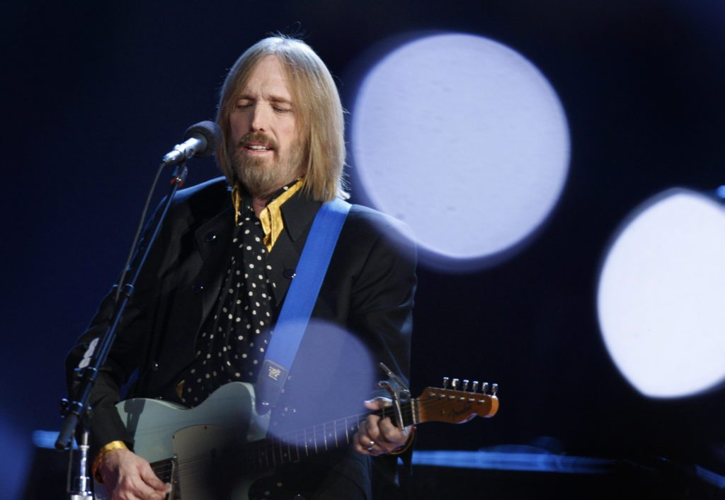Singer and songwriter Tom Petty performing