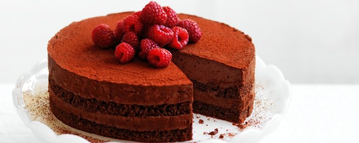 Chocolate Mousse Layer Cake