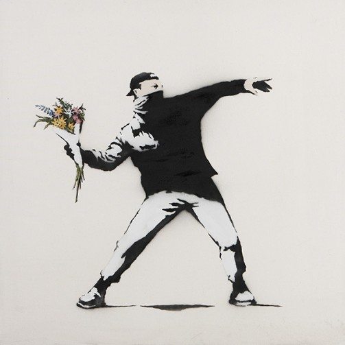 Banksy in Auckland’s Aotea Center