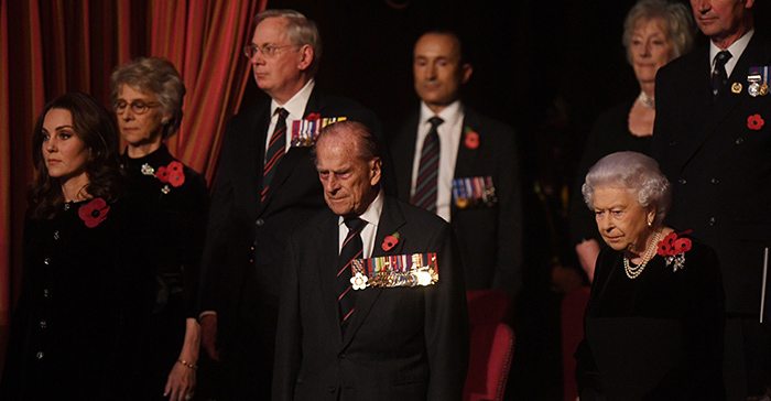 Kate Middleton And The Queen Attend Festival Of Remembrance