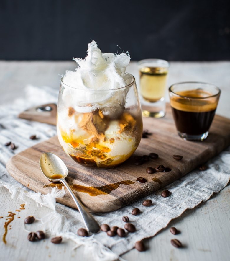 Waterhouse Malt Affogato with Frangelico & Persian Fairy Floss