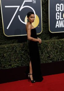 Red Carpet Zoe Kravitz at the 75th Golden Globe Awards  Arrivals  Beverly Hills