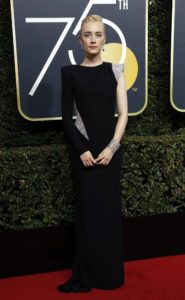 Red Carpet Saoirse Ronan at the 75th Golden Globe Awards 