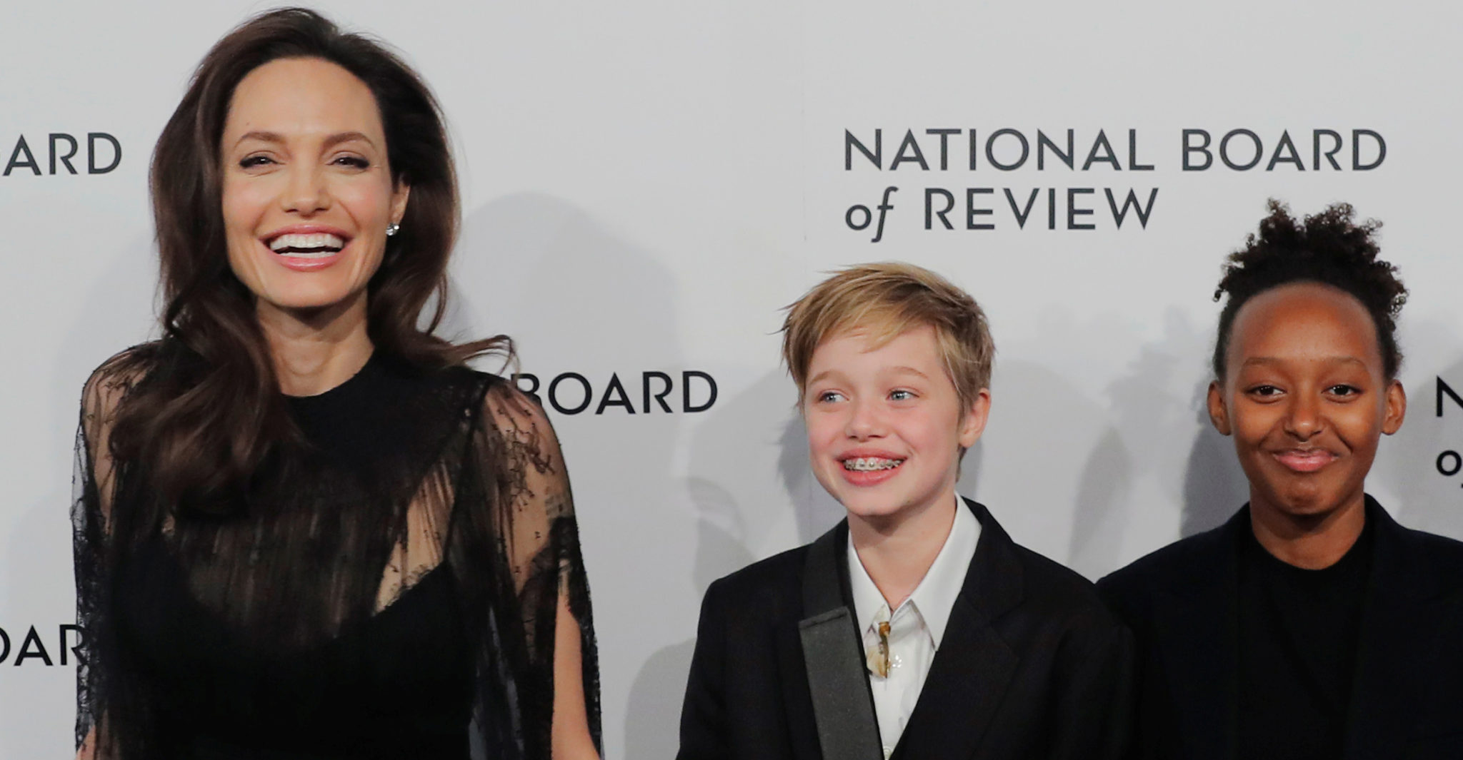 Angelina Jolie Celebrates With Daughters