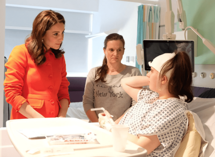 Kate Middleton Duchess of Cambridge hospital visit