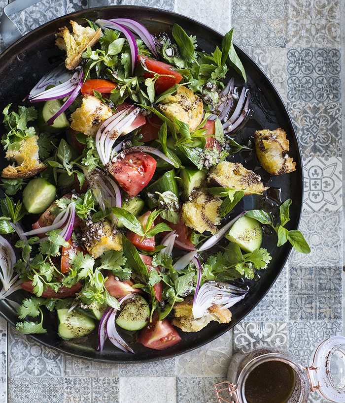 Sourdough Fattoush Salad