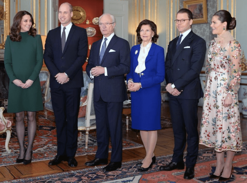 kate middleton prince william king queen of sweden