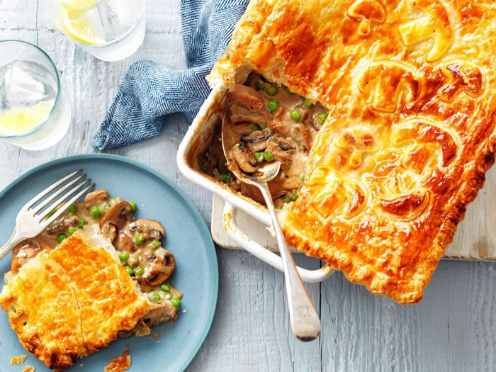 Chicken & Mushroom Pie Recipe