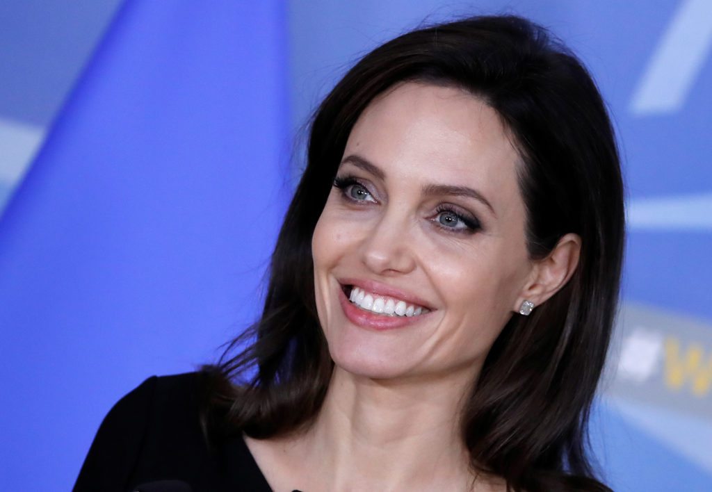 NATO UNHCR Special Envoy Angelina Jolie