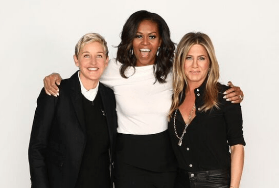 Ellen Celebrates 60th Birthday With Michelle Obama