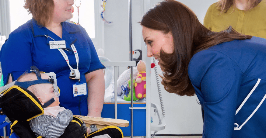 Kate Middleton Charms at Children’s Hospital