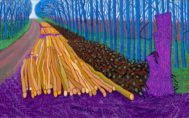 David Hockney's Winter Timber (2009)