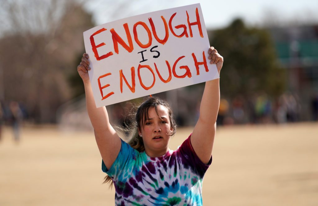 'Enough is enough': US Students Stage Mass Anti-Gun March