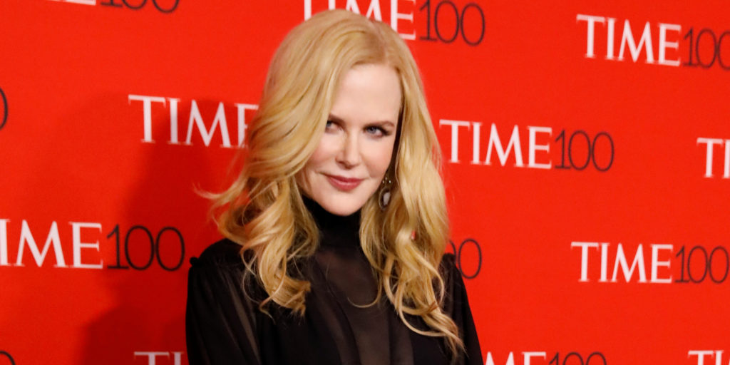 Nicole Kidman arrives for the TIME 100 Gala in New York. REUTERS/Shannon Stapleton