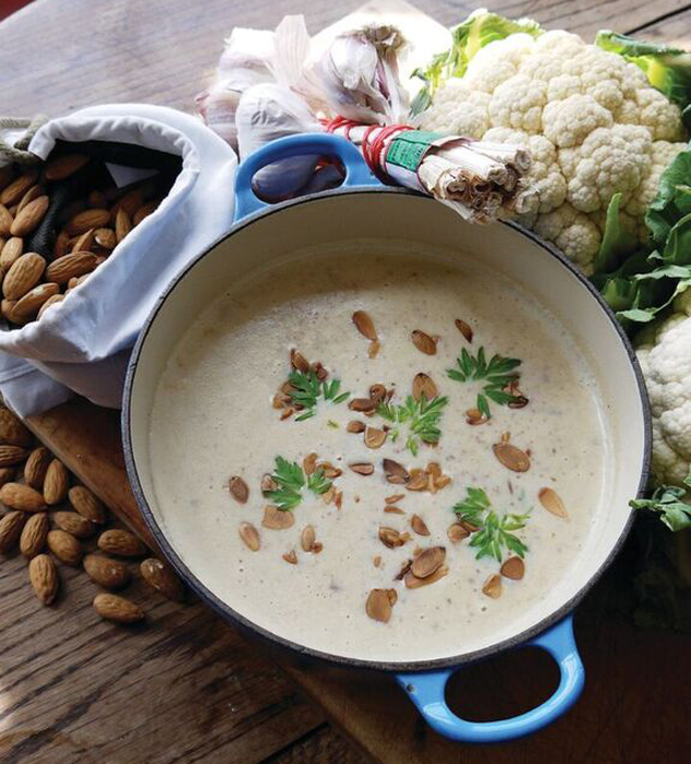 Cauliflower & Almond Soup Recipe