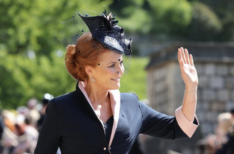 Here's the Duchess of York - Harry's aunt - whose presence at today's event wasn't assured as she's divorced from Prince Andrew, and hasn't been a favourite of the senior members of the royal family - she pointedly didn't get an invitation to the wedding of Kate and William in 2011 (Gareth Fuller/PA)